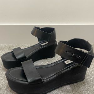 Steve Madden Genuine Leather Platform Heels